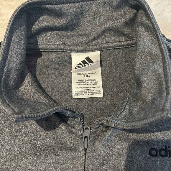 Adidas track jacket, youth large, excellent condition - Picture 3 of 5